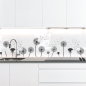 Preview: Küchenrückwand Folie elegante graue Holzimitation Hauptbild 1